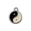 Pingente Ying Yang Níquel 11 mm