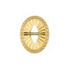 Enfeite Oval Ouro 24 mm