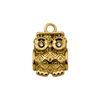 Pingente Coruja Ouro 13 mm