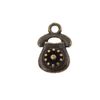 Pingente Telefone Ouro Velho 9 mm