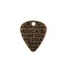 Pingente Musical  Ouro Velho 24 mm - GI6018-23