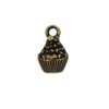 Pingente Cupcake Ouro V 10 mm