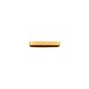 Passador Retangular Ouro 3 mm