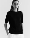 Camiseta Tricot Raglan Marrom