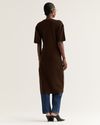 Vestido Tricot Aetherna Marrom