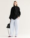 Calça Odette Listrado Azul e Branco