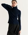 Blusa Tricot Skin Marinho