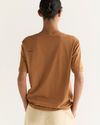 Camiseta Rocio Bordada Caramelo