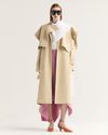 Trench Coat Jaspe Bege