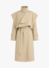 Trench Coat Jaspe Bege