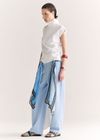 Blusa Perses Block Off White