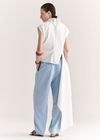 Blusa Perses Block Off White
