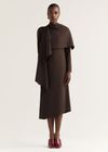 Vestido Noberta Marrom