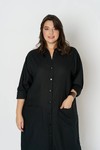 CHEMISE CLASSIC LINHO - PRETO