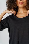 BLUSA MULLET LINHO BELGA - PRETO