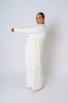 MAXI CASACO NEOPRENE - OFFWHITE