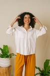 CAMISA CLASSICA OVER - OFFWHITE