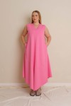 VESTIDO DOBRADURA NEOPRENE - ROSA