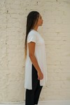 BLUSA ABERTURA LATERAL - OFF WHITE