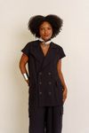 COLETE ALFAIATARIA OVER - PRETO