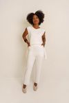 BLUSA DOBRADURA OMBRO LARGO - OFF WHITE