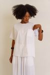 TSHIRT ESSENCIAL BOLSINHO DYNAMIC - BRANCO