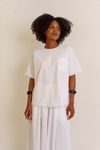 TSHIRT ESSENCIAL BOLSINHO DYNAMIC - BRANCO