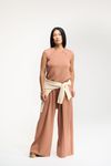 CALÇA WIDE LEG - MOCHA