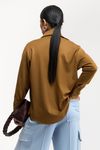 CAMISA OVER MILITAR - CASTANHO