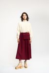 BLUSA MANGA LONGA BOTOES - CREME
