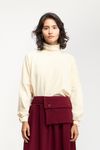 BLUSA MANGA LONGA BOTOES - CREME