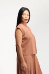 BLUSA MUSCLE QUADRADA - MOCHA