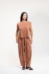 BLUSA MUSCLE QUADRADA - MOCHA