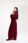 CALÇA ALADIM BOTOES - BORDO