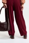 CALÇA ALADIM BOTOES - BORDO