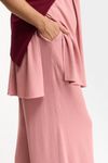 CALÇA WIDE LEG TRICO - ROSA