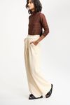 CALÇA RETA ALFAIATARIA  - CREME