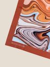 LENÇO CREMA - ESTAMPADO
