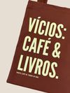 BAG CAFÉ E LIVROS - MARROM