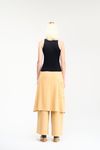 CALÇA SAIA GEOMETRIA - AMARELO