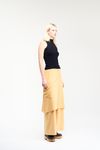 CALÇA SAIA GEOMETRIA - AMARELO