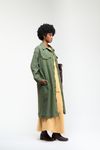 VESTIDO JAQUETA MALHA SARJADA - VERDE