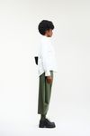 CALÇA CIRCULO MALHA SARJADA - VERDE
