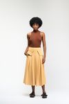 SAIA BOLSOS TEXTURIZADO - AMARELO