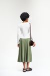 BLUSA MANGA LONGA CANELADA - OFF WHITE