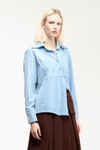 CAMISA CLASSICA OVER - AZUL CLARO