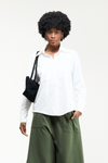 CAMISA CLASSICA OVER - OFF WHITE