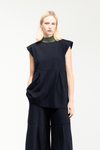 BLUSA MUSCLE CAMADAS - PRETO