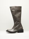 BOTA CANO ALTO SALTO MÉDIO CINZA