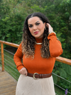 Cropped Sophie - Manga longa 